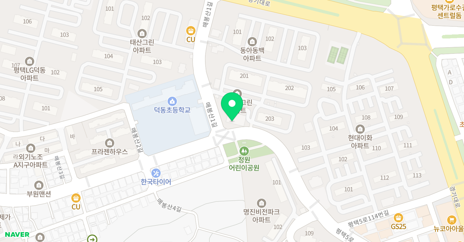 용인대석사 태권도 위치