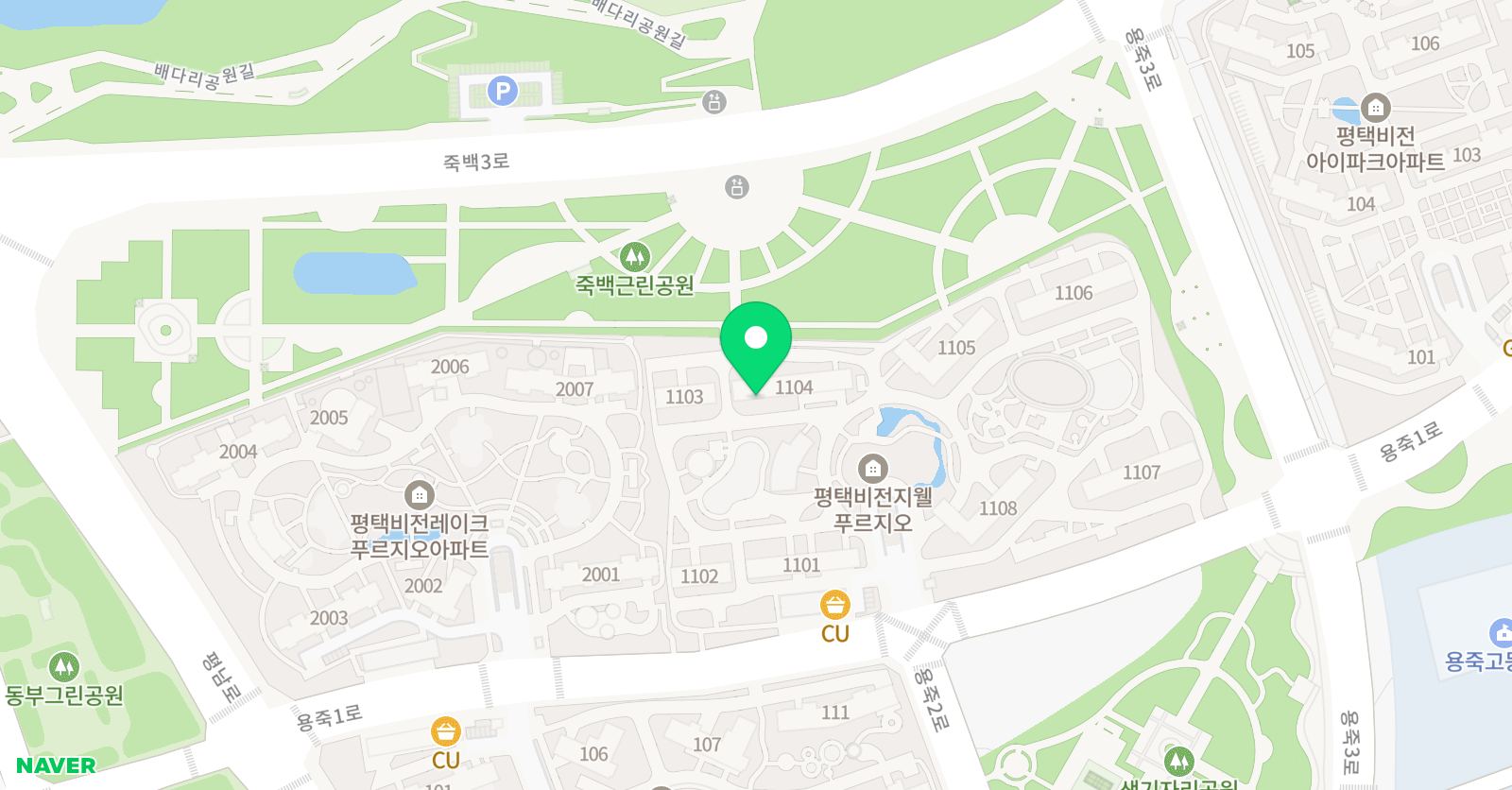 빨간펜 수학의달인 지웰푸르지오점 위치