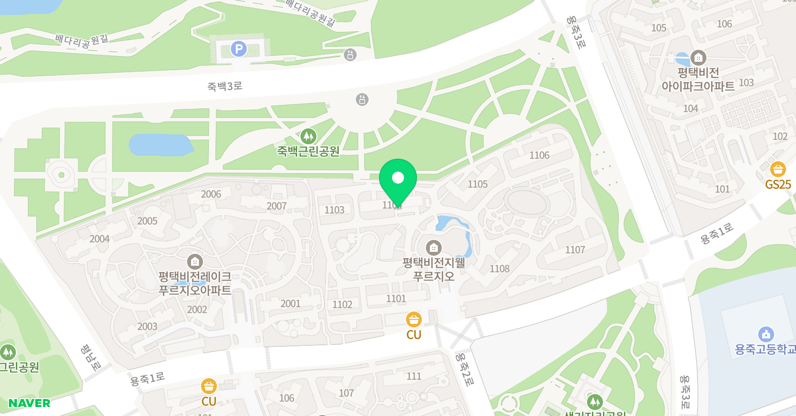 스마트해법 수학 평택지웰푸르지오점 위치