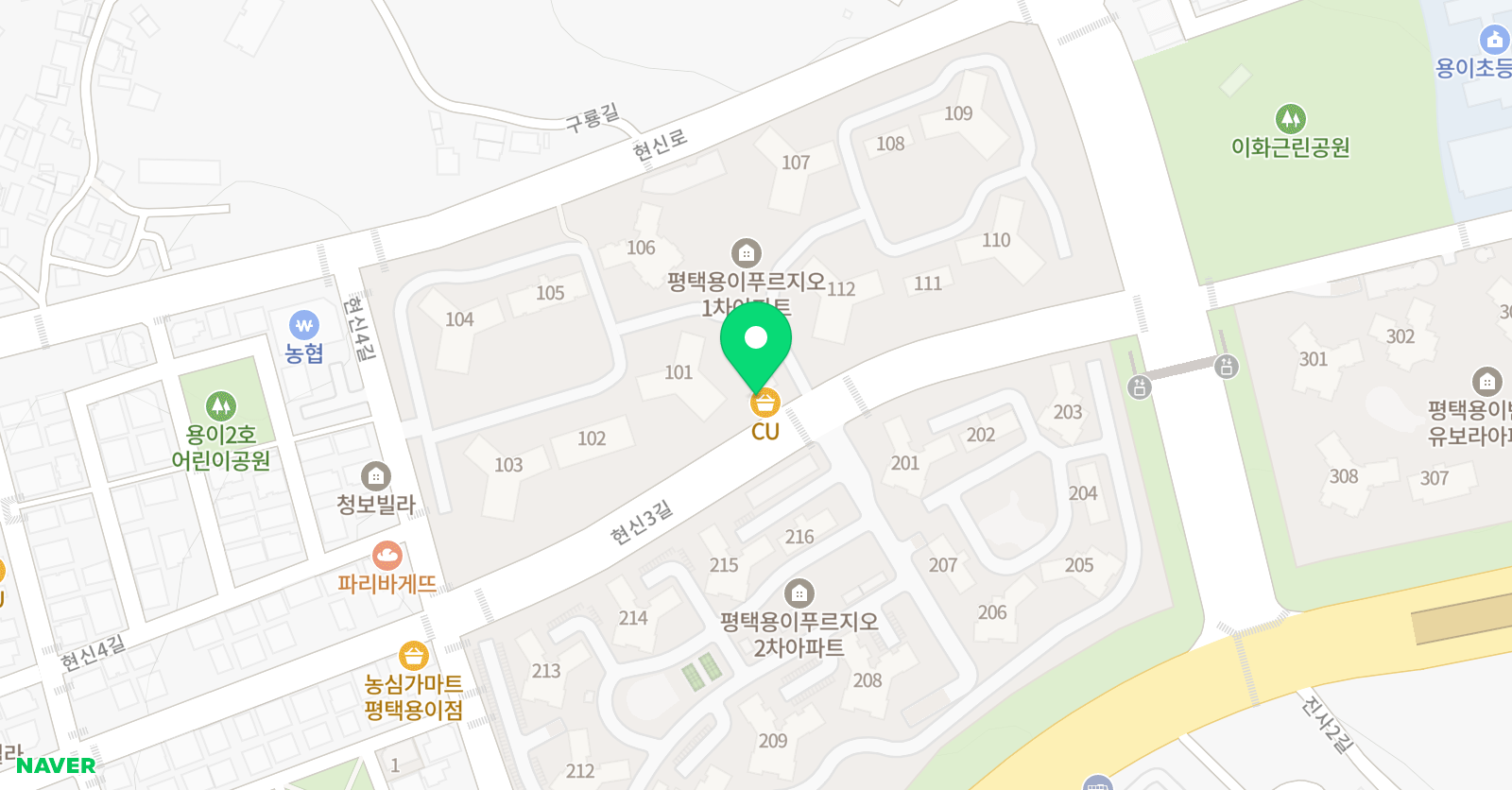 용이 원어민 중국어 위치