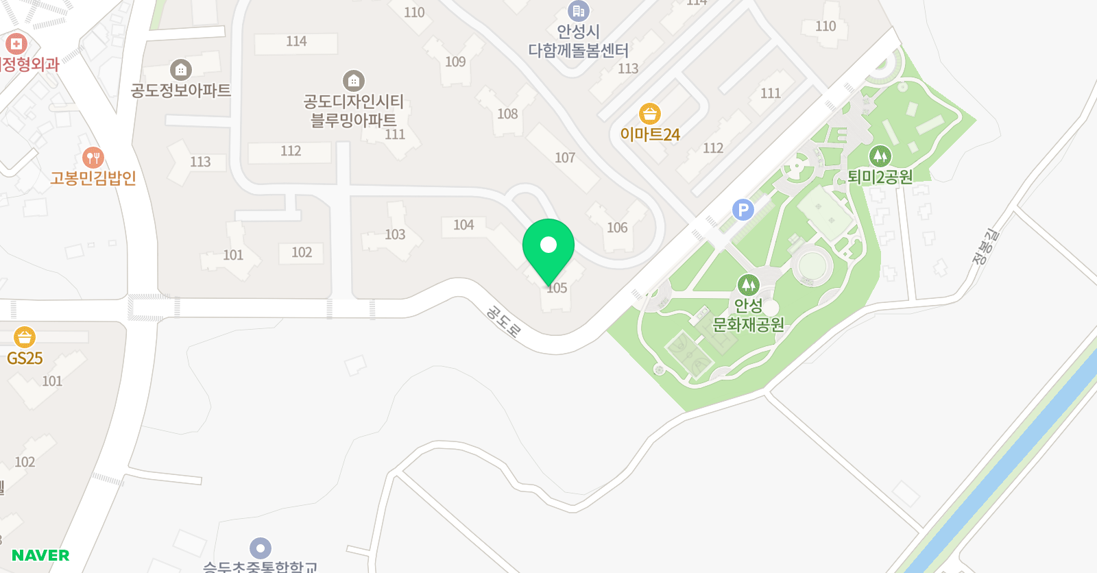 블루밍설대 쌤수학교실 위치