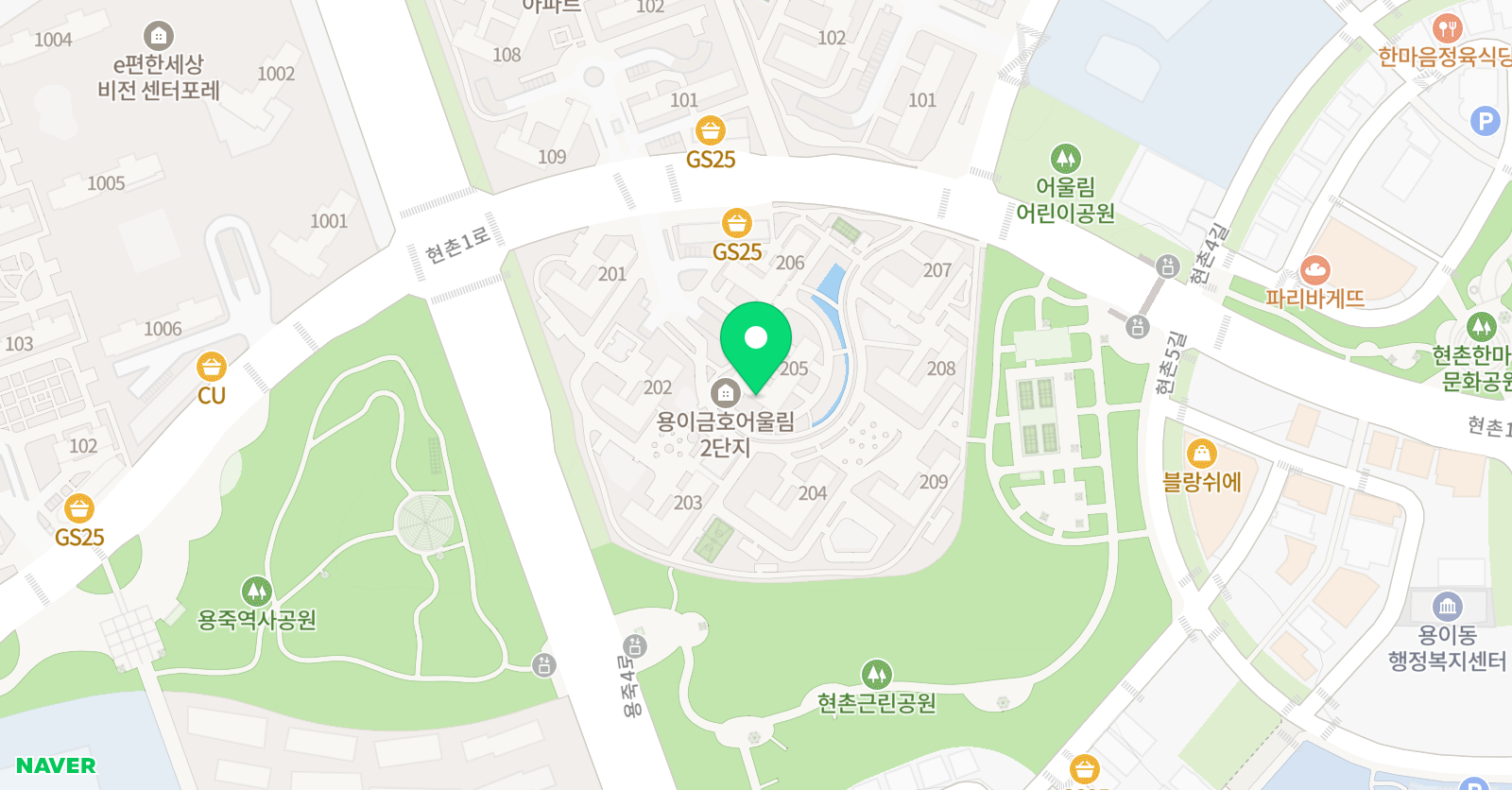 기탄사고력교실 현촌금호어울림교실 위치