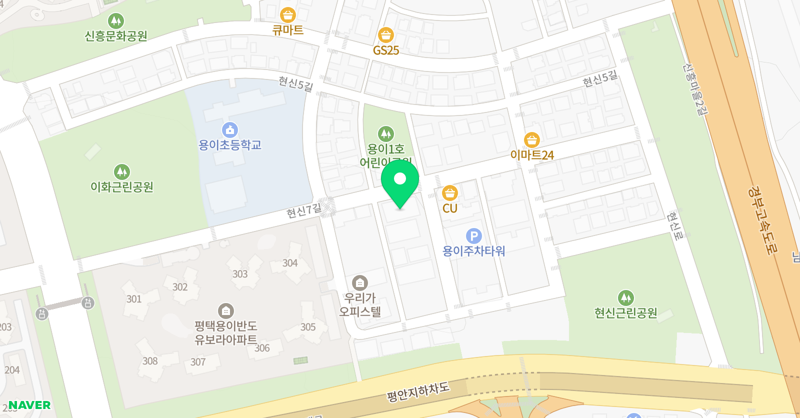 탑브레인수학과학학원 위치