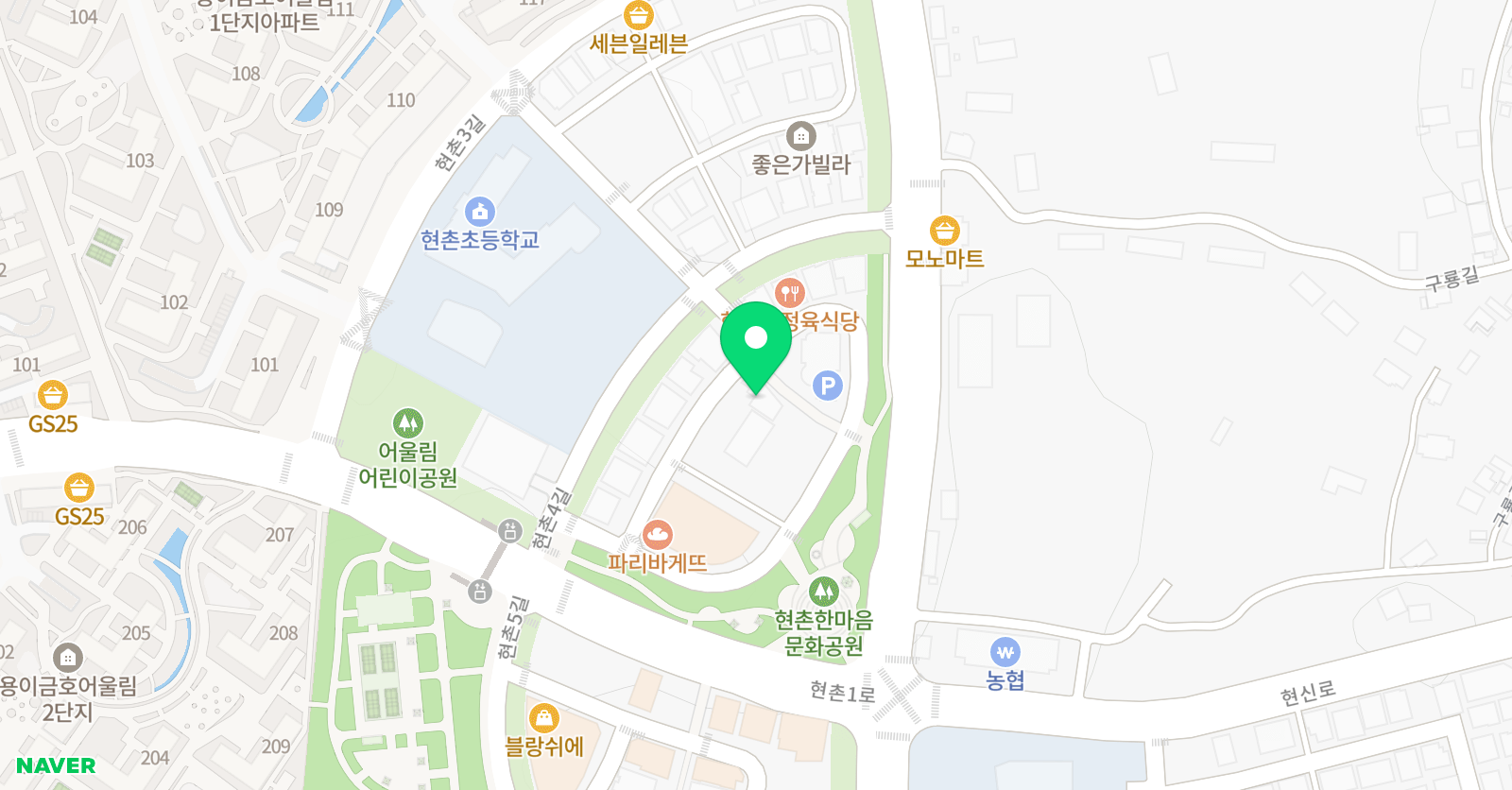 조셉소리 영어학원 위치