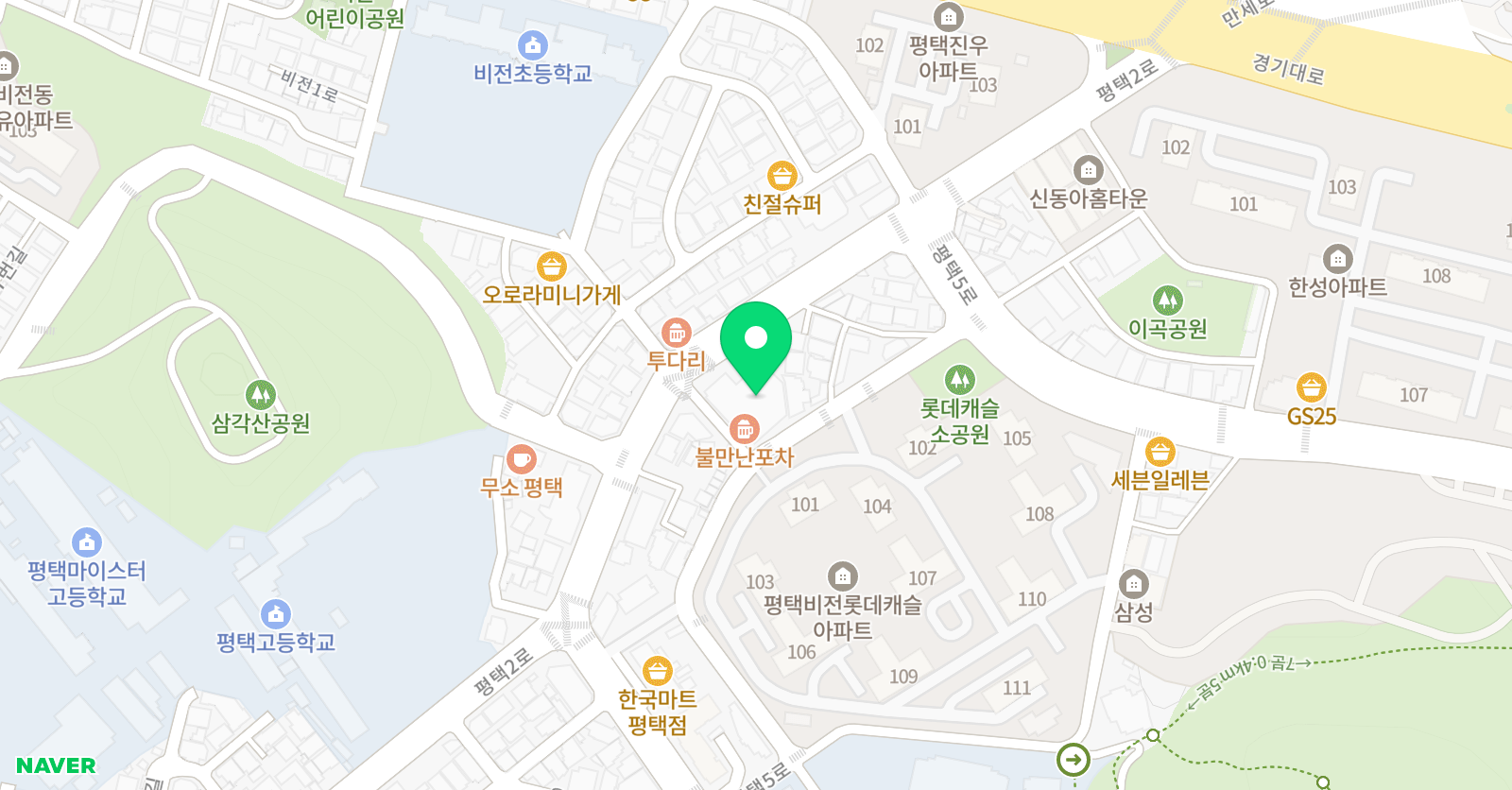 맥썸뮤직 실용음악학원 위치