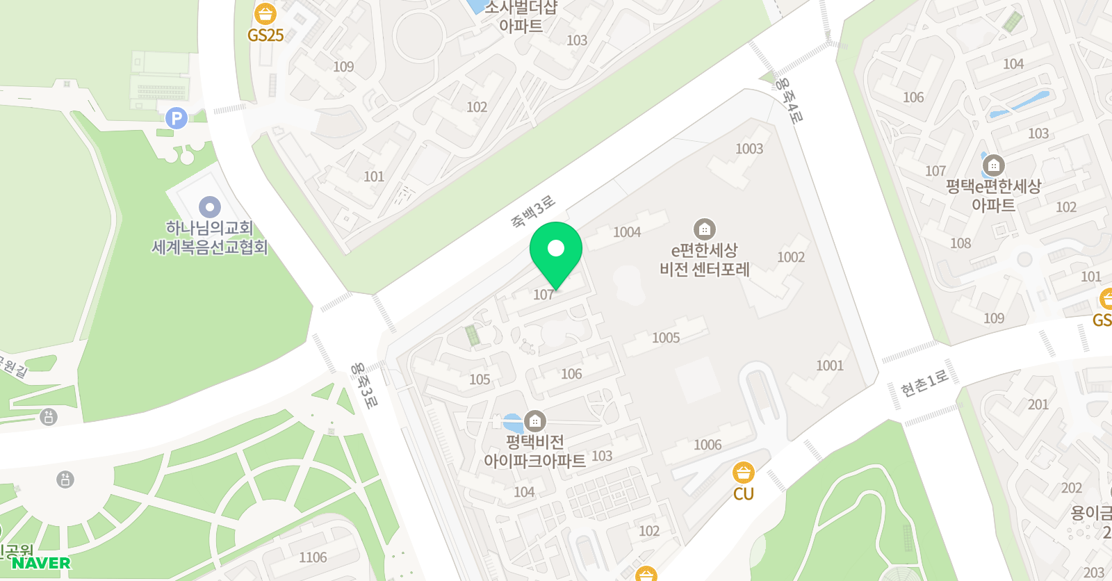 용죽원어민중국어과외 위치