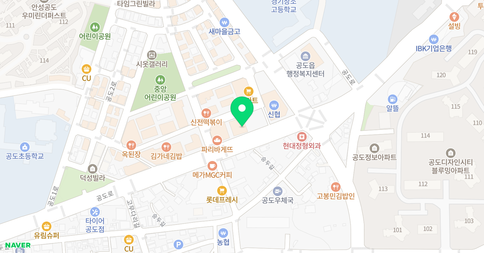 엠베스트 SE 안성공도점 위치