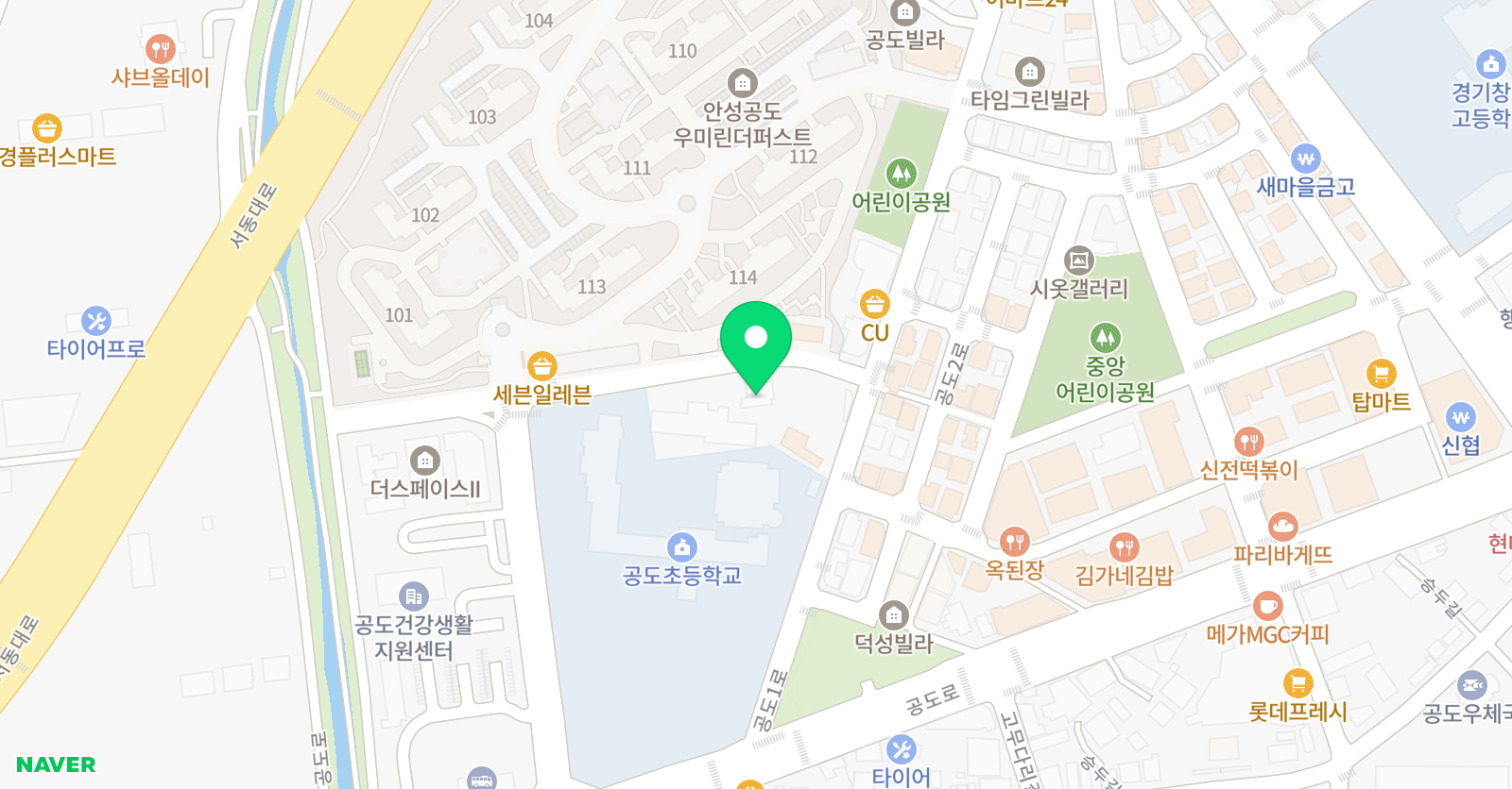 모자속코끼리 미술학원 위치