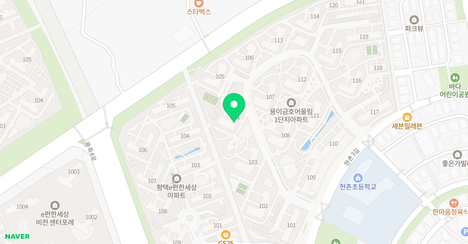 삼성영어셀레나 현촌학습관 위치