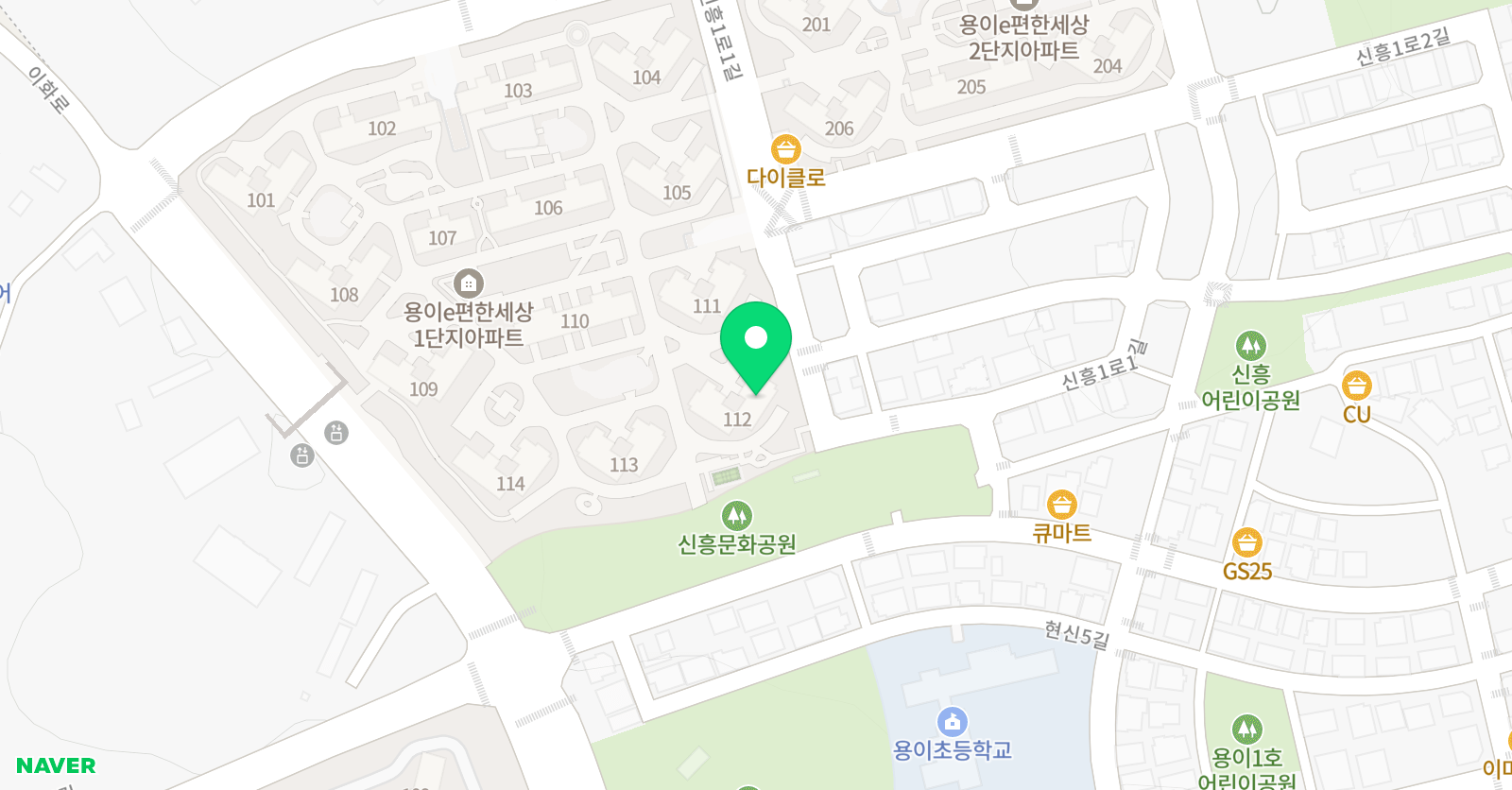 기탄 사고력교실 평택신흥이편한점 위치