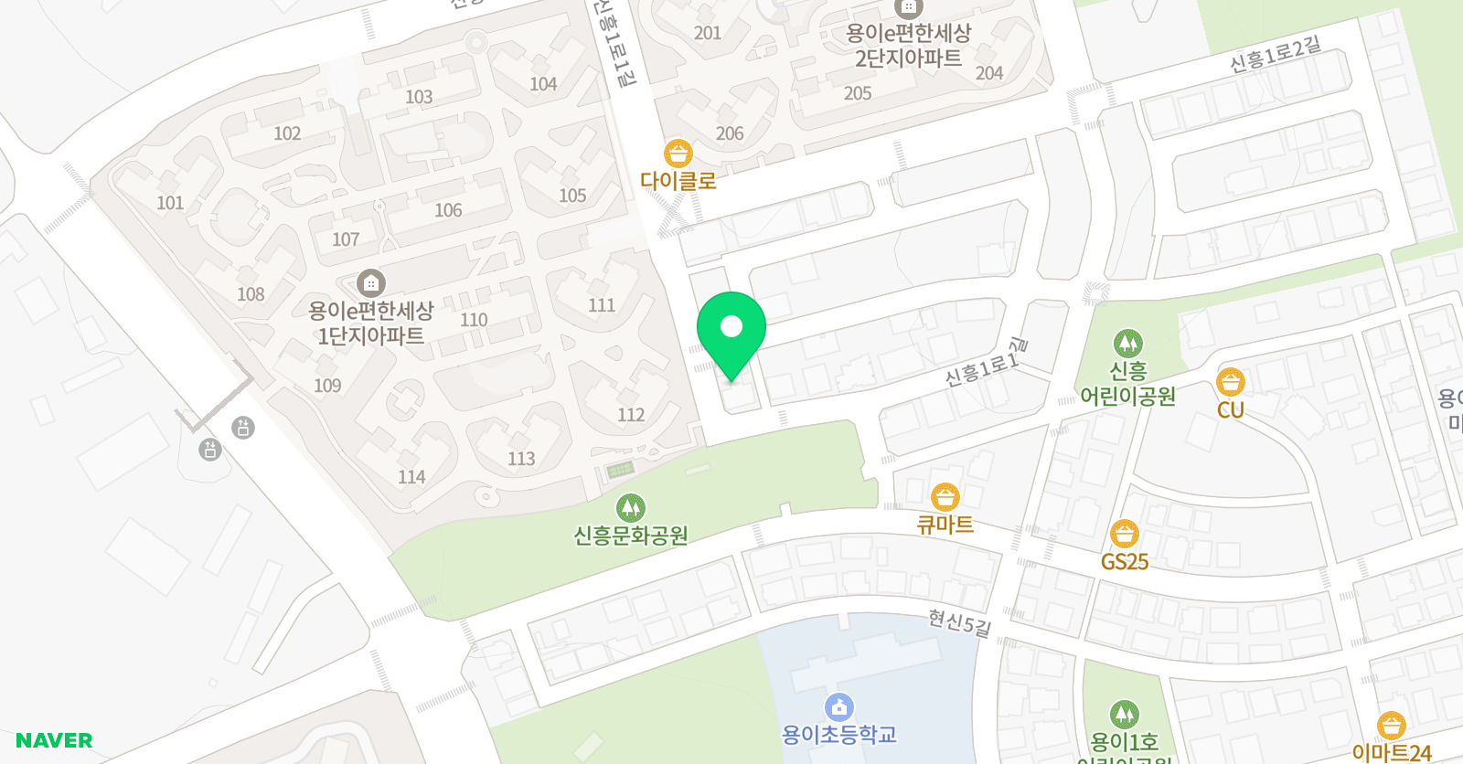 리틀포레스트 미술학원 위치
