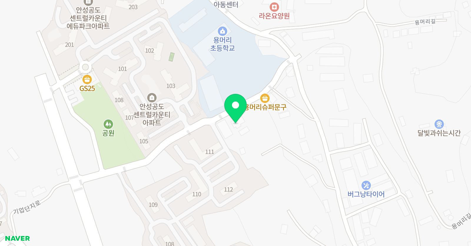 꿈키움 음악미술학원 위치