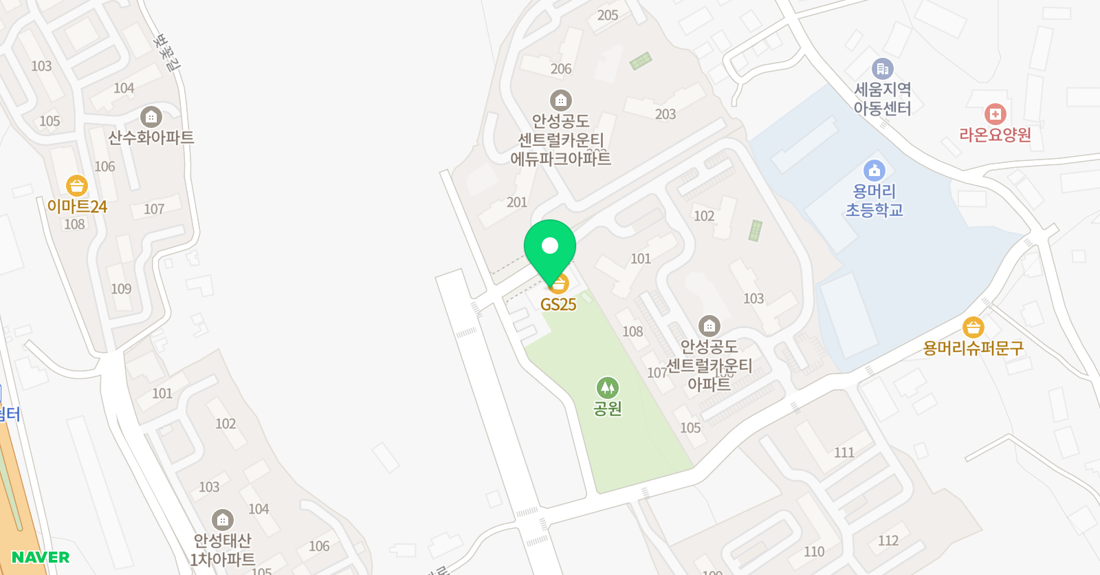 바른 태권도 위치