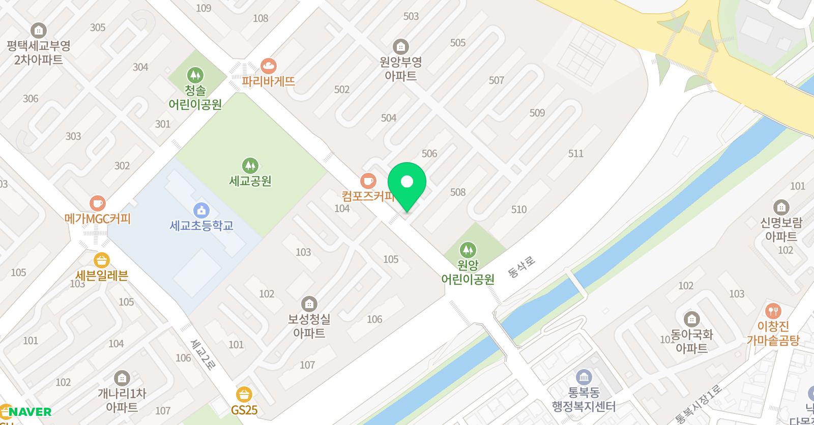 스마트 수학과학학원 위치