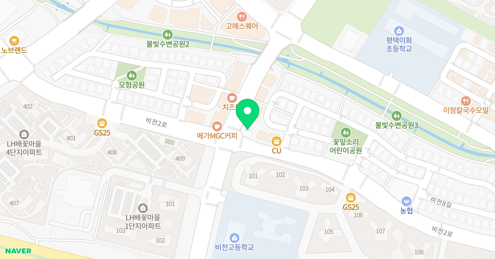 예다움 초등학습 위치
