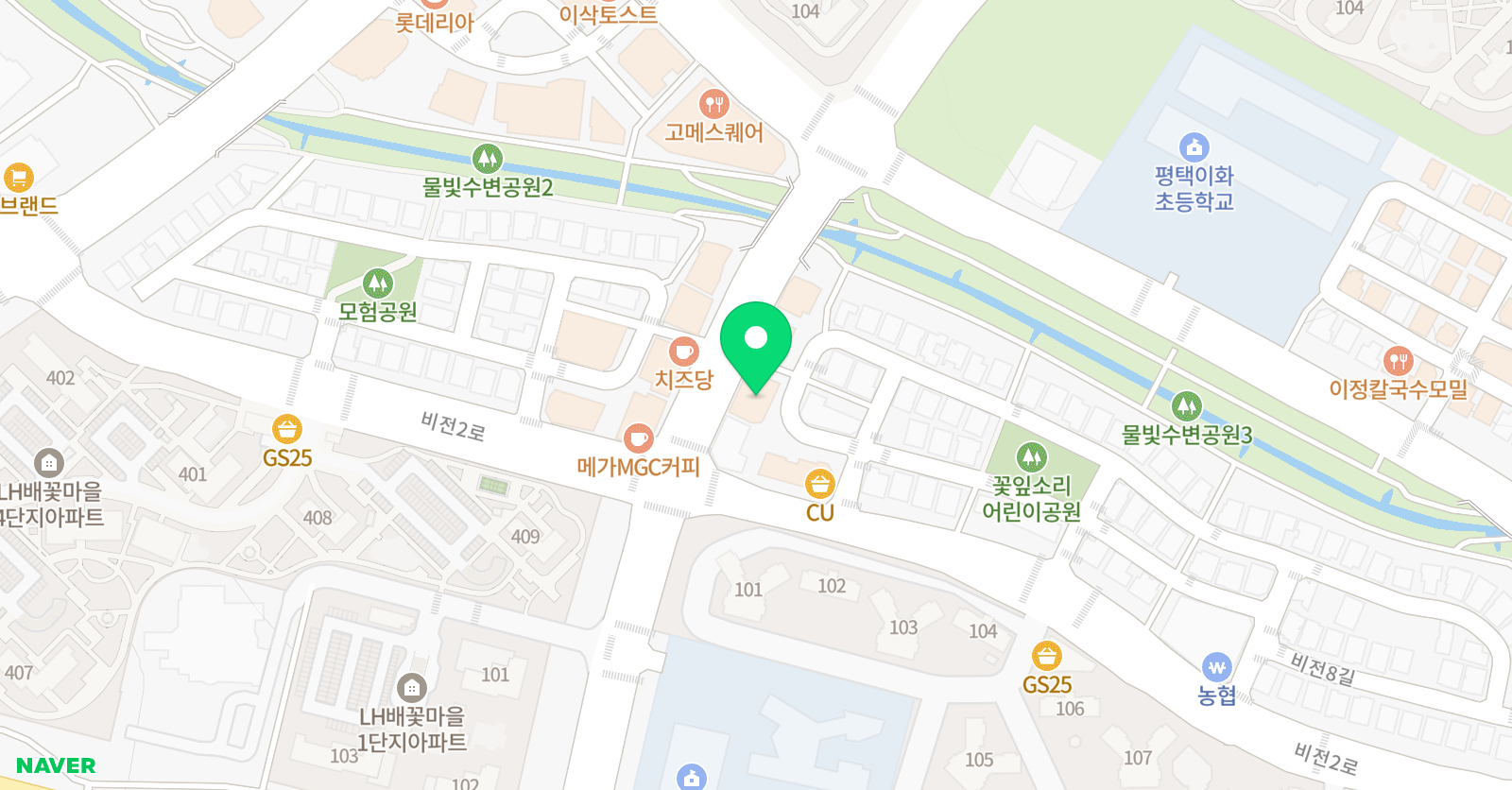 어센드 영어학원 위치