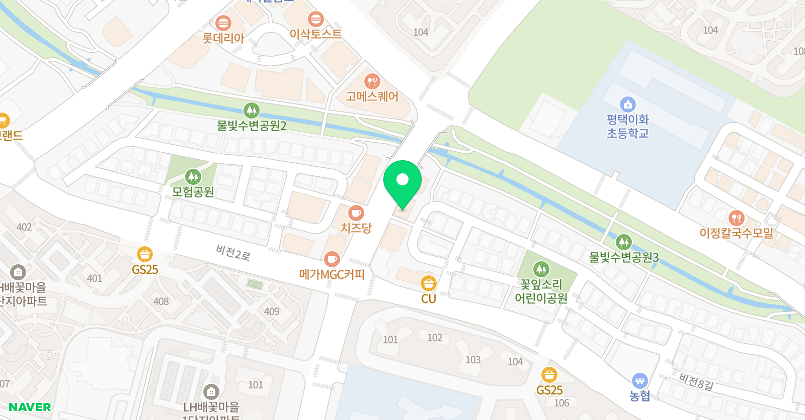 예이언스 과학학원 위치