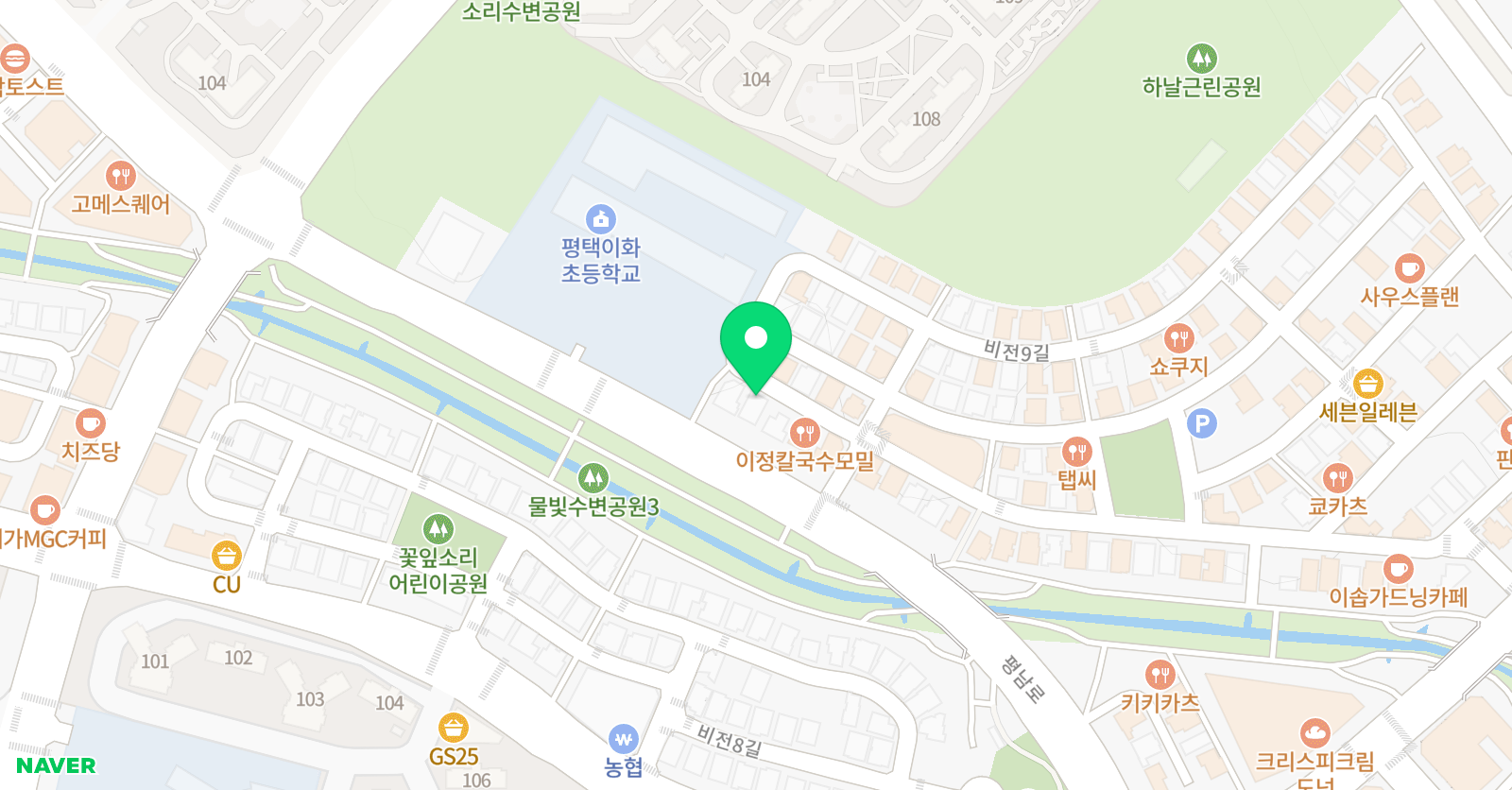이화윤현 정음악학원 위치