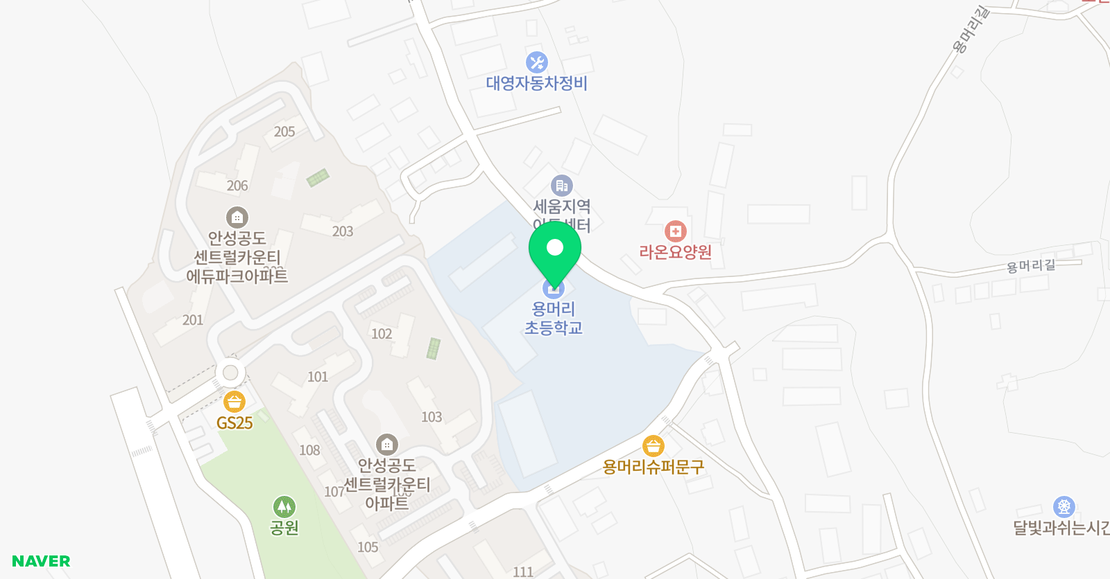 크레파스 미술학원 위치