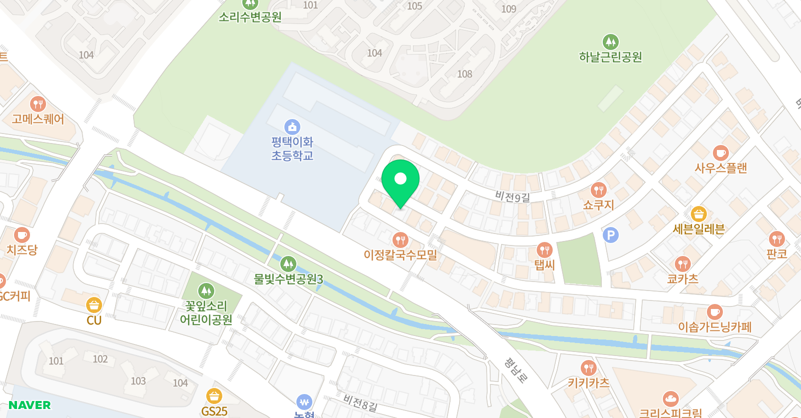 유니팝이화 미술학원 위치
