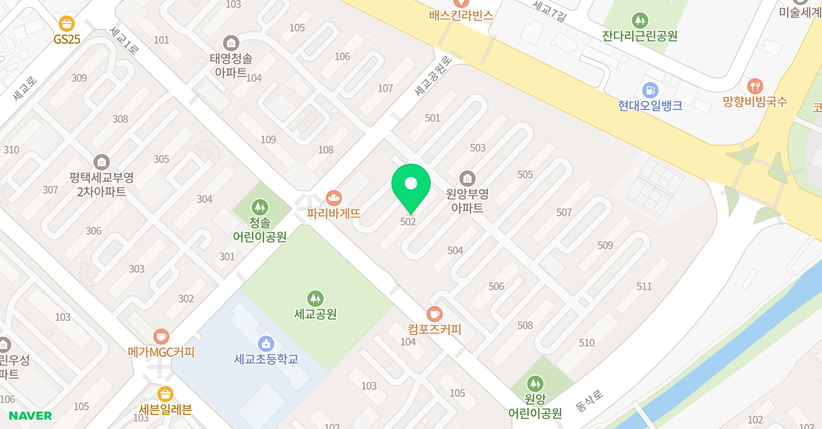 세교 드림스터디 위치