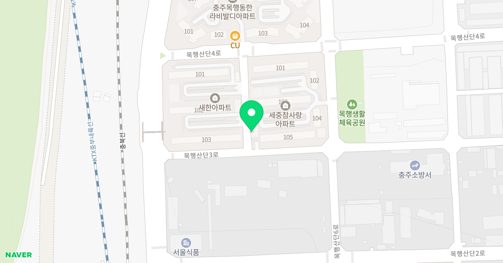 브레인움 태권도 목행관 위치