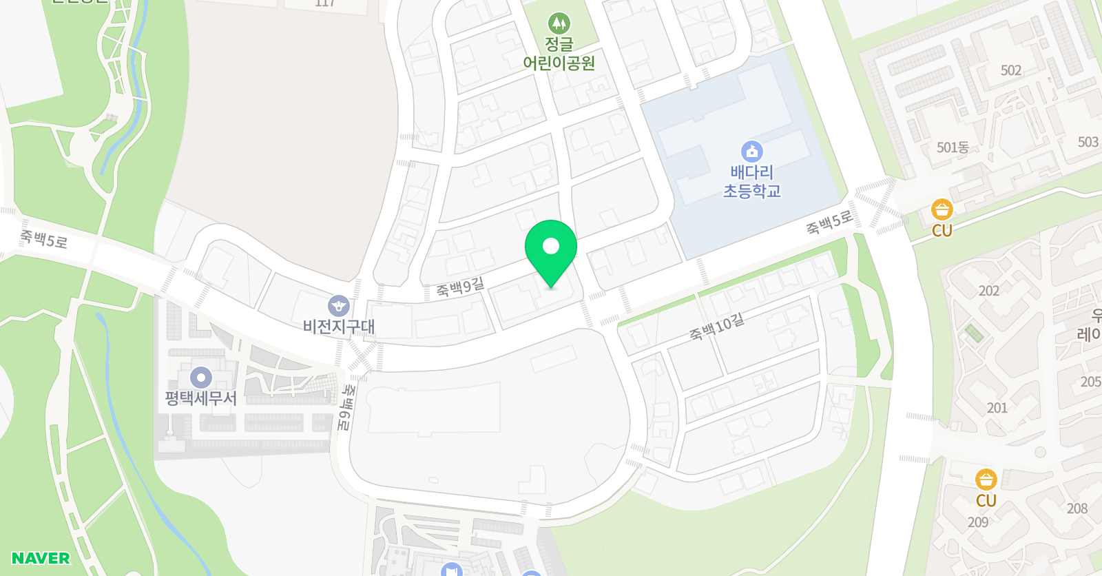 힐사이드컬리지잇주니어 평택 학원 위치