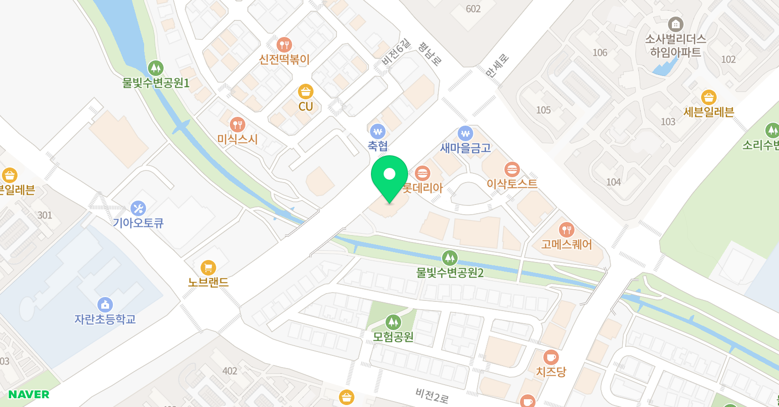 엠코어 수학학원 위치