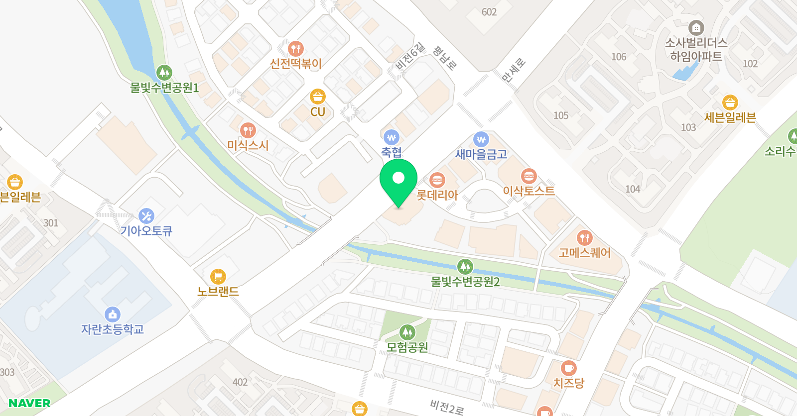MTA 태권도 평택동삭점 위치