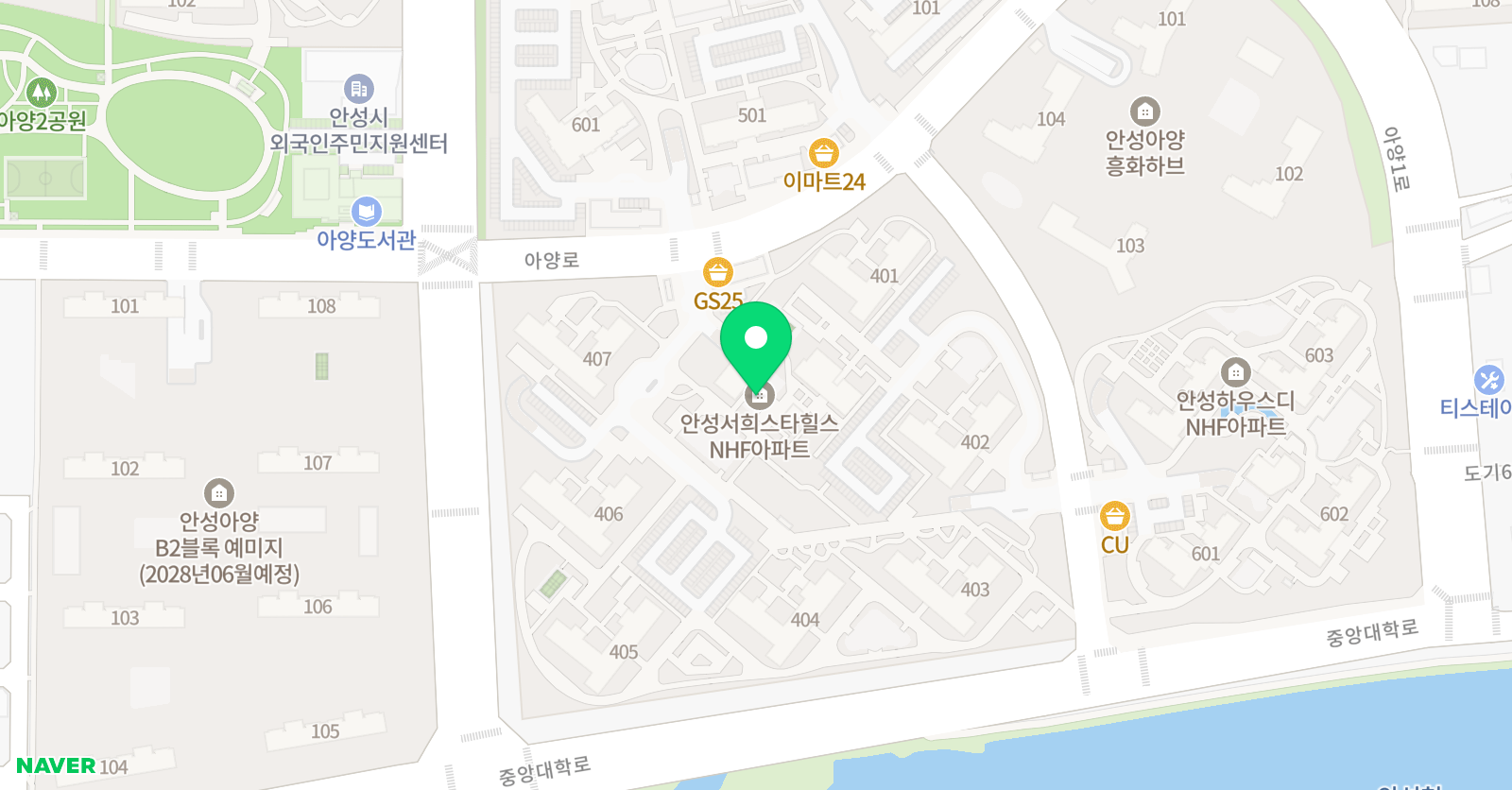 아소비 안성서희스타힐스점 위치