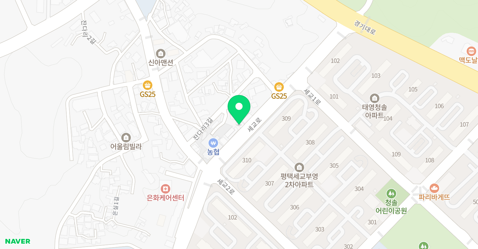 어린음악대 음악&미술학원 세실리아원 위치