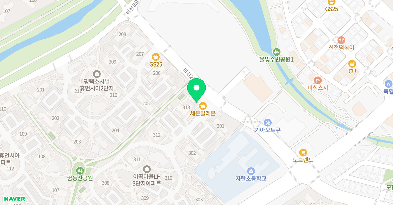 수학의달인 자란초 수학교습소 위치