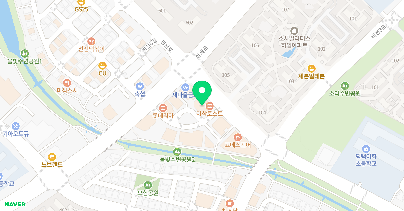 보기드문쌤's학원 위치