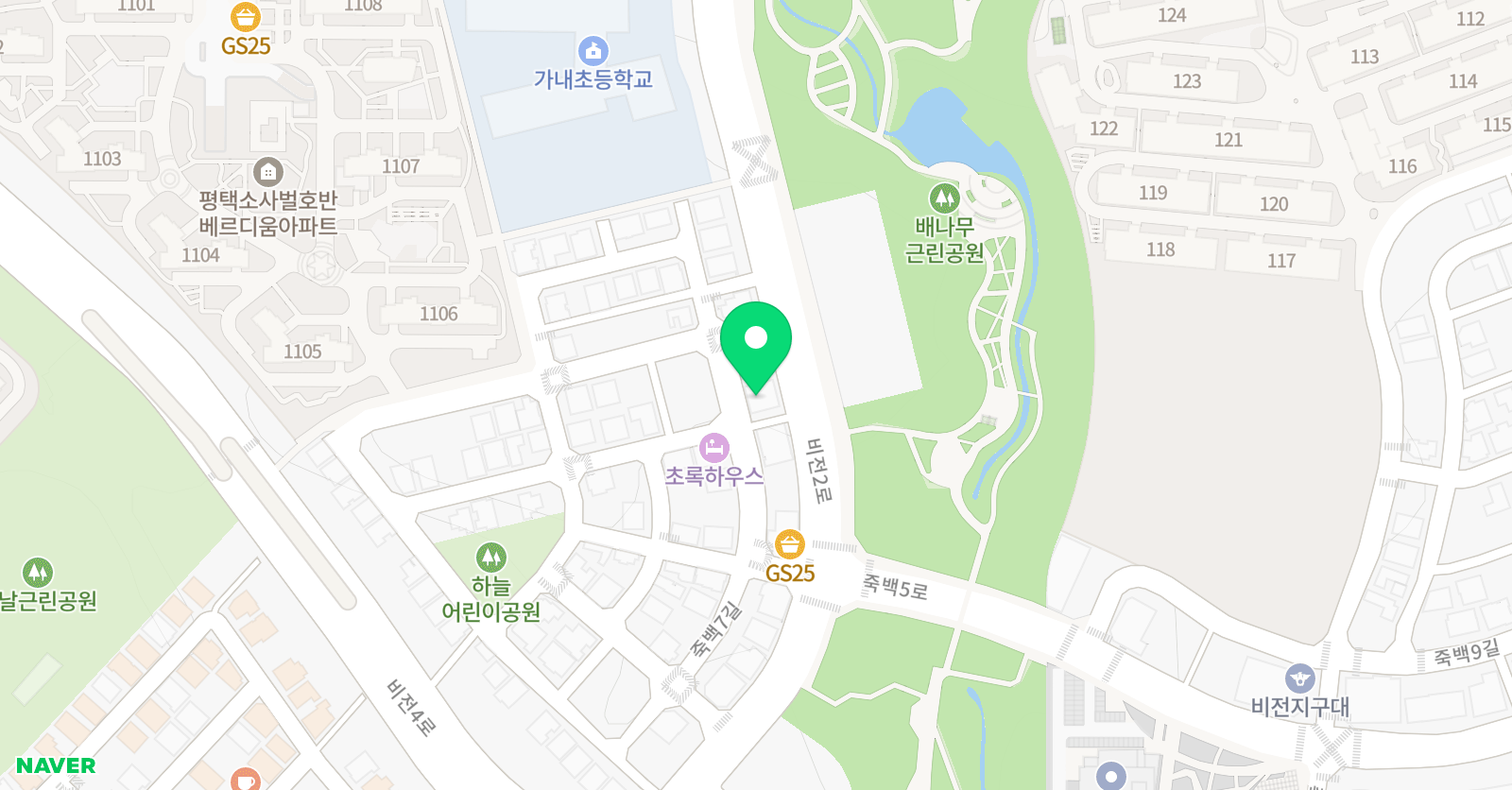 셀파우 등생교실 가내학원 위치