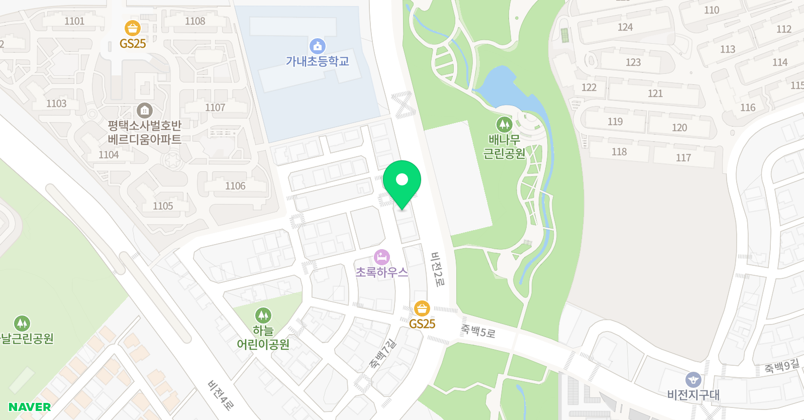 삼성 영어 가내초학원 위치