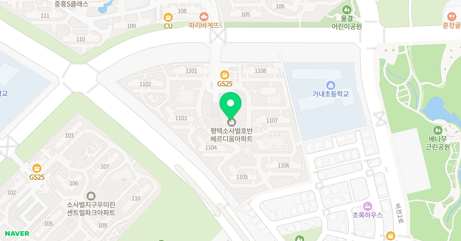 공터 영어 평택호반베르디움센터 위치