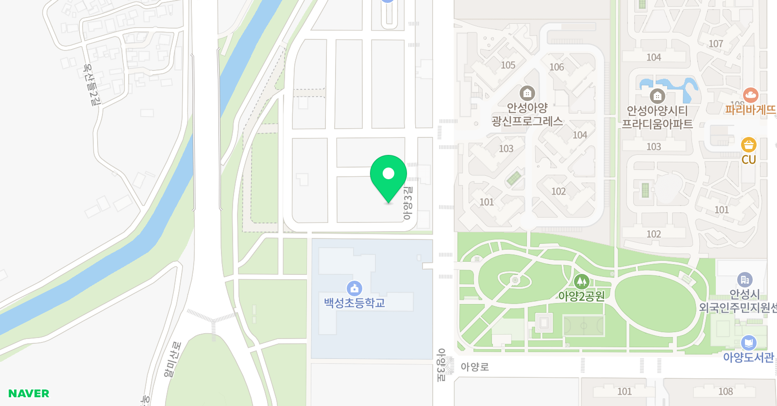용인대정도 태권도장 2관 위치