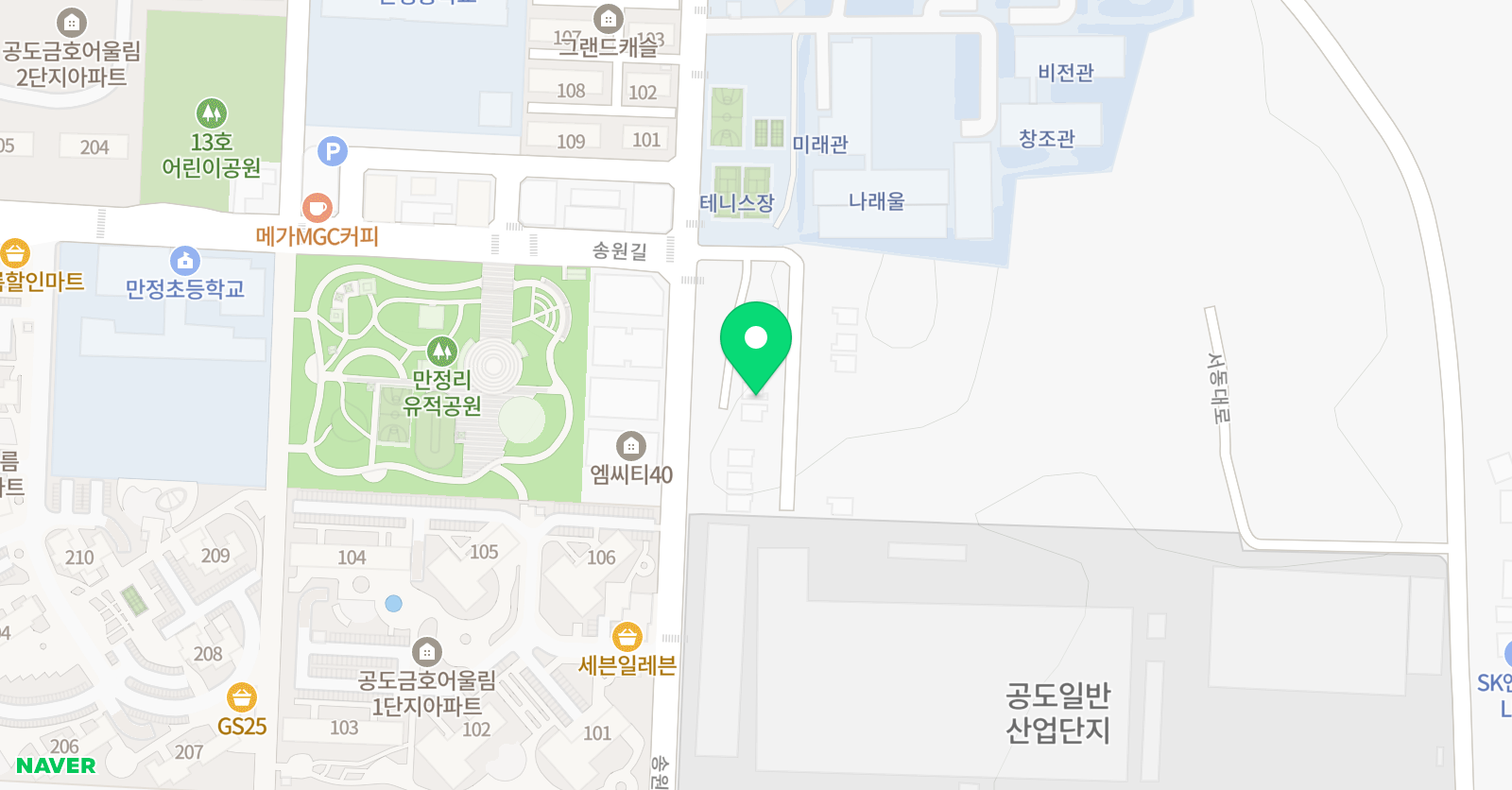 삼성 영어셀레나 만정교습소 위치