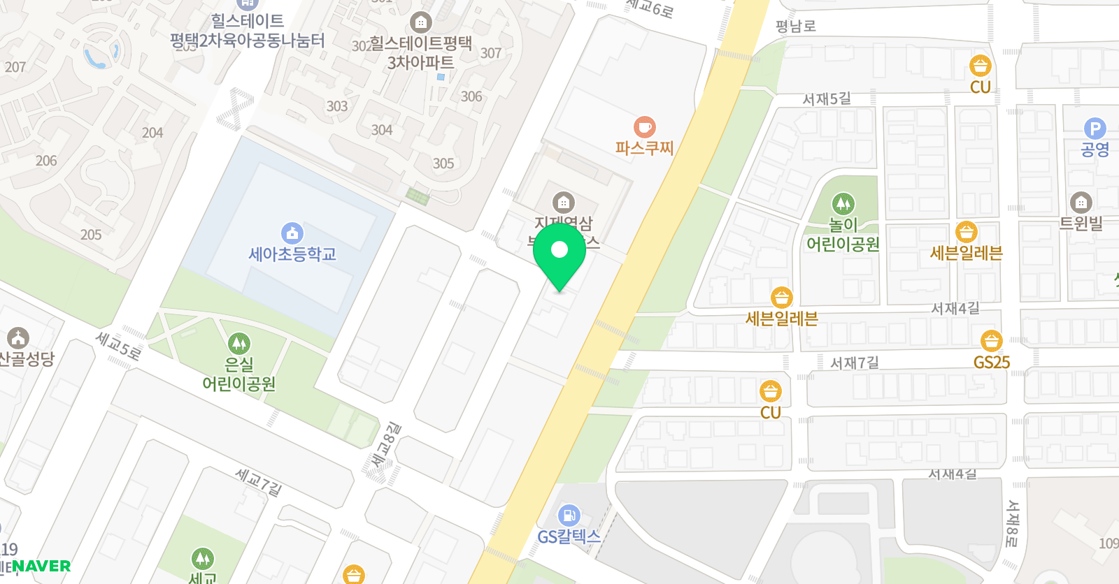글로벌 태권도장 위치