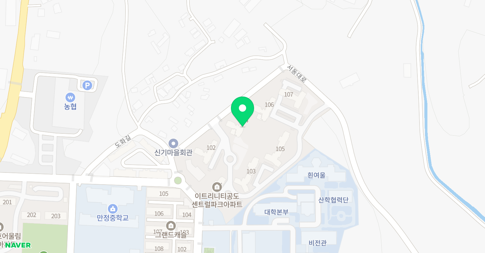 푸르넷 공부방 만정점 위치