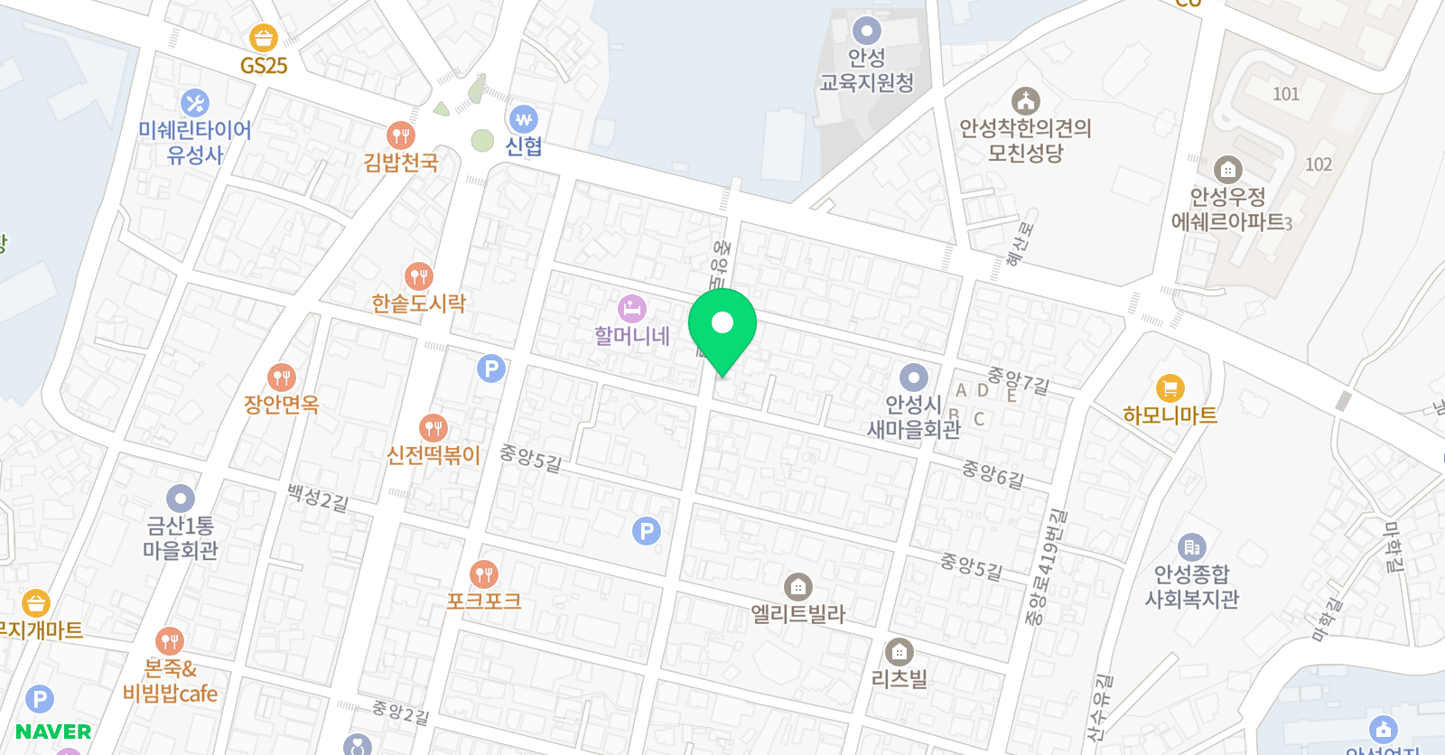 아이앤피 아노학원 위치