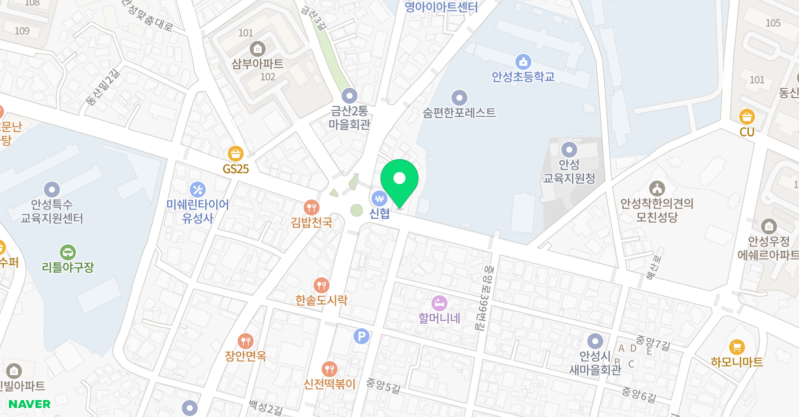 지앤 음악학원 위치