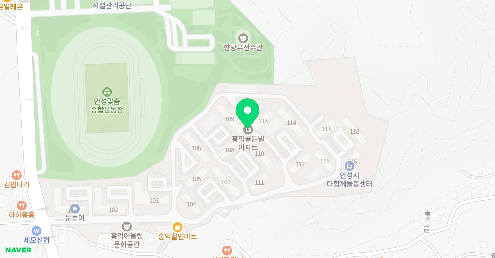 눈높이 공부방 홍익점 위치