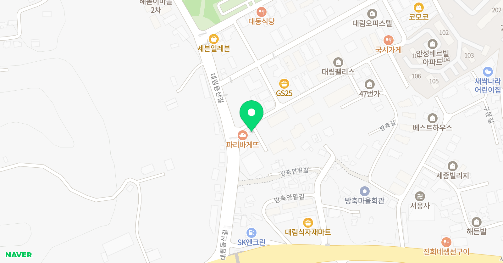 그림스아뜰리에 위치