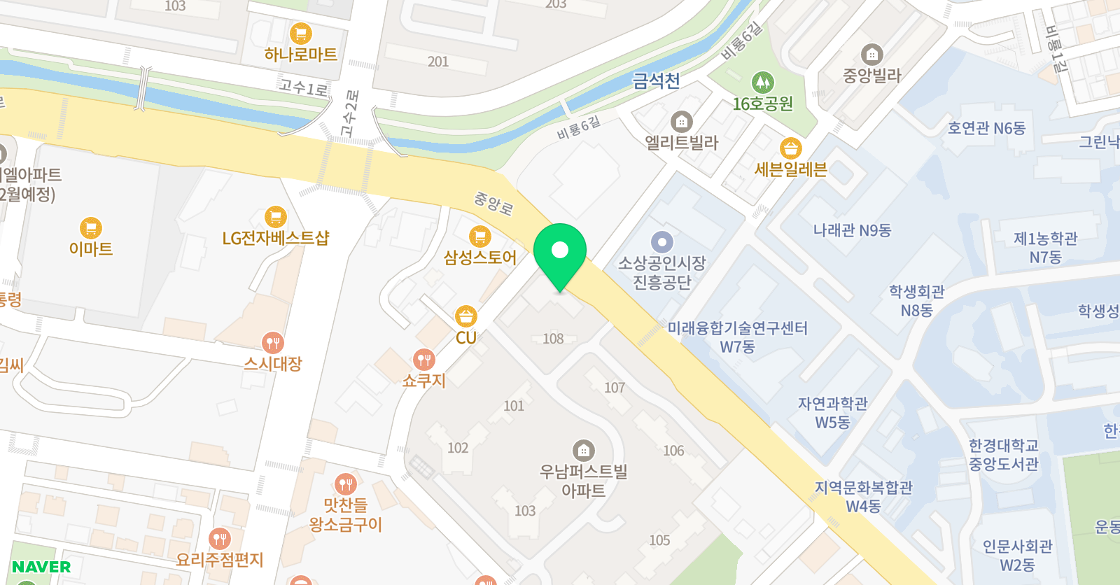 베리타스 영수학원 위치