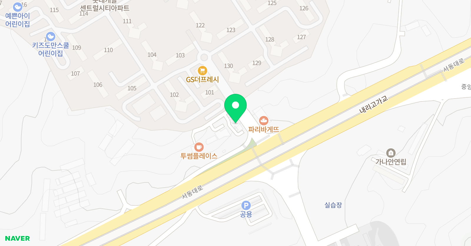 그림공간 미술학원 위치