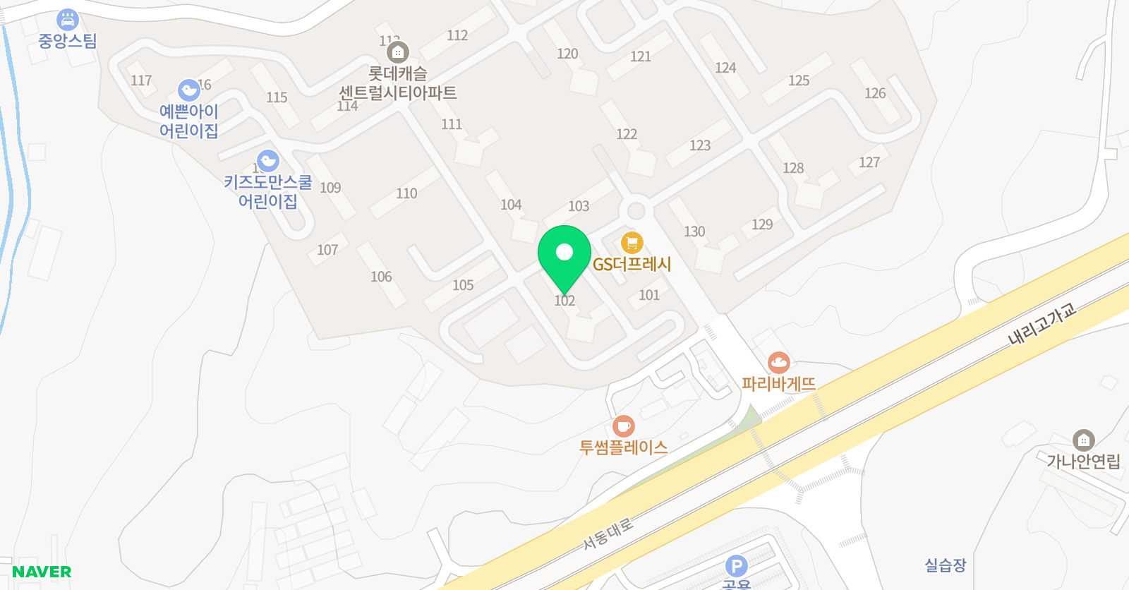 3030 영어 안성롯데캐슬러닝센터 위치