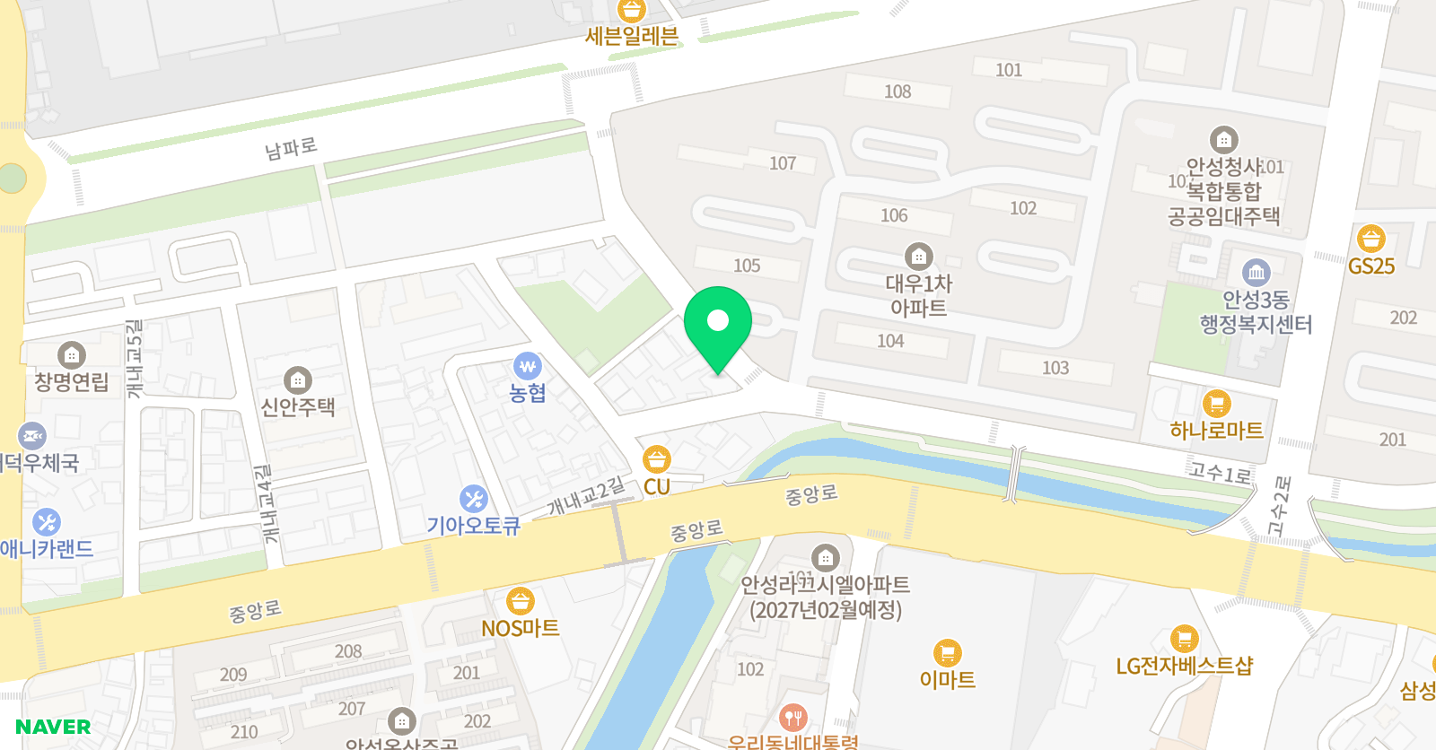 더드림 학원 위치