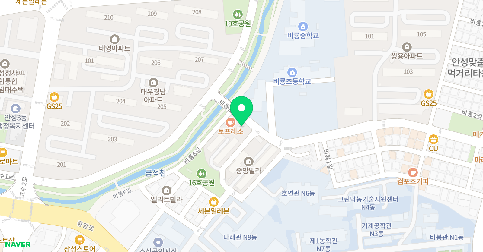 최강 학원 위치