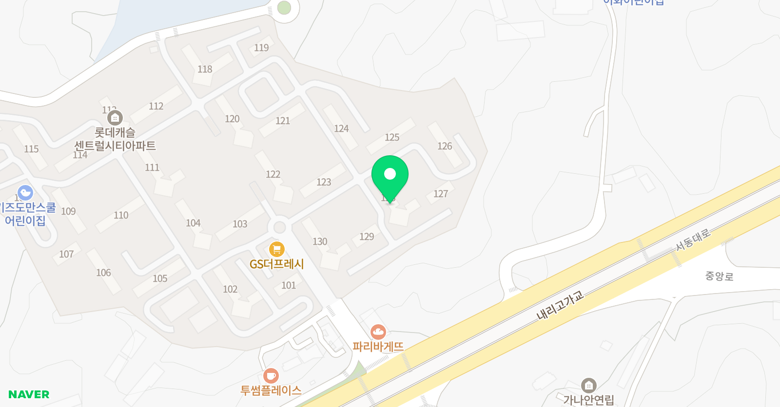 푸르넷 공부방 해피유쌤 공부방 위치